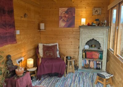 Therapy Cabin interior - chair end